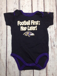 NFL TEAM APPAREL Black & Purple Top