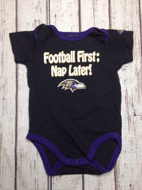 NFL TEAM APPAREL Black & Purple Top