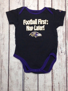 NFL TEAM APPAREL Black & Purple Top