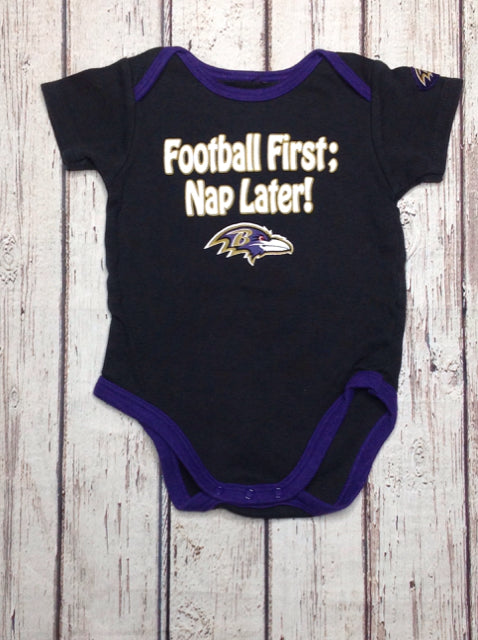 NFL TEAM APPAREL Black & Purple Top
