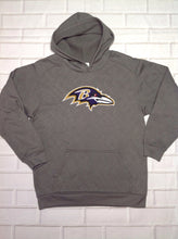 NFL TEAM APPAREL GRAY & PURPLE PULLOVER HOODIE Top