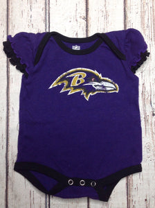 NFL TEAM APPAREL Purple & Black Top