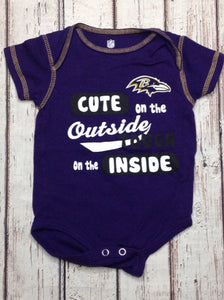 NFL TEAM APPAREL Purple & Gold Top