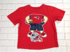 NFL TEAM APPAREL Red Print Top