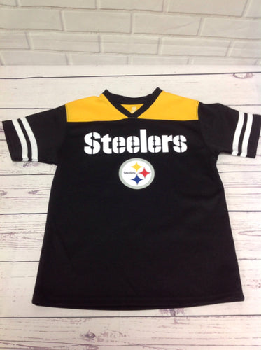 NFL TEAM APPAREL black & gold STEELERS Top