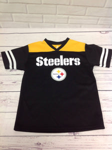 NFL TEAM APPAREL black & gold STEELERS Top