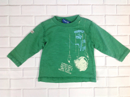 Naartijie Green Print Top