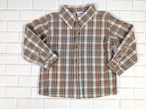 Nannette BROWN & ORANGE Top
