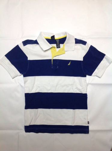 Nautica Blue & White Logo Top