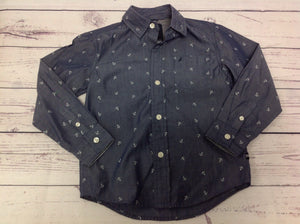 Nautica Blue Print Anchors Top