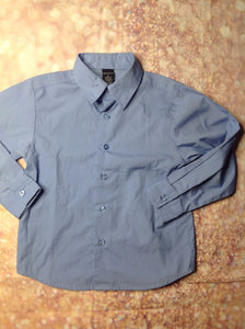 Nautica Light Blue Dress Shirt Top