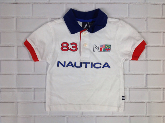 Nautica WHITE & BLUE Logo Top