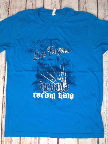 Next Level Blue & Silver Top