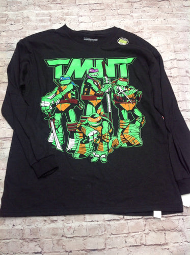 Nickelodeon Black Print TMNT Top