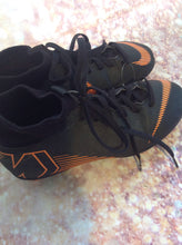 Nike Black & Orange Cleats SIZE 3