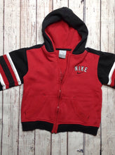 Nike Black & Red Logo Top