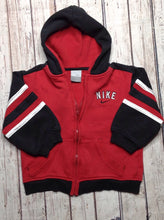 Nike Black & Red Logo Top
