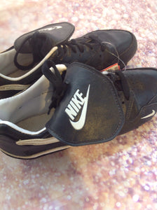 Nike Black & White Cleats Size 7.5