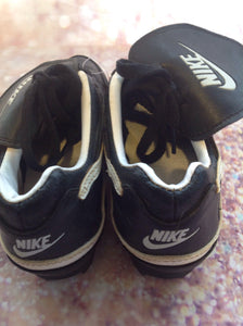 Nike Black & White Cleats Size 7.5