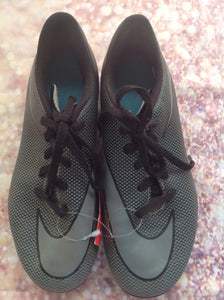 Nike Gray & Black Cleats Size 3