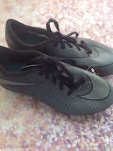 Nike Gray & Black Cleats Size 3