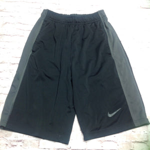 Nike Gray & Black Logo Shorts