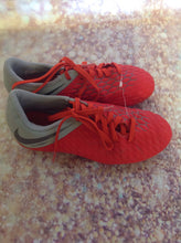 Nike RED & GRAY Cleats Size 1