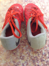 Nike RED & GRAY Cleats Size 1