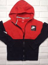Nike Red & Black ZIP-UP WITH HOOD Top