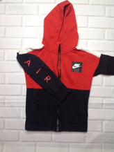Nike Red & Black ZIP-UP WITH HOOD Top