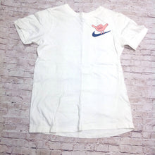 Nike White & Baby Blue hang 10 Top