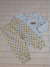 No Brand BLUE & BROWN 2 PC Outfit