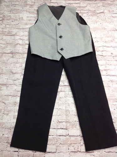 No Brand Black & Gray Solid Suit