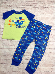 No Brand Blue & Green PAJAMAS