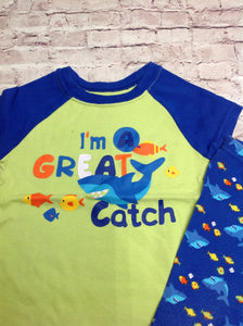 No Brand Blue & Green PAJAMAS