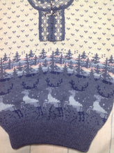 No Brand Cream & Blue Sweater