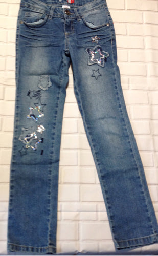 No Brand Denim Print Jeans