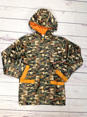 No Brand Green & Brown Raincoat