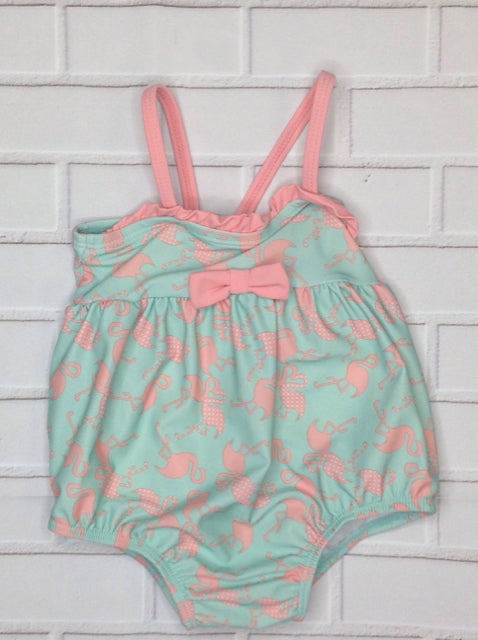 No Brand Green & Pink Swimwear