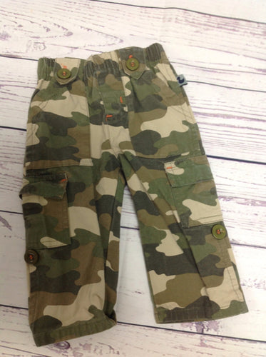 No Brand Green Print Pants