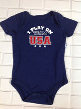 No Brand Navy Print Top