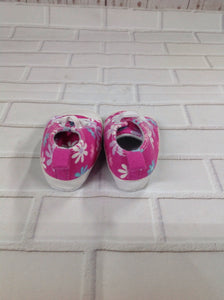 *No Brand PINK PRINT Sneakers Infant 0-3 MOS