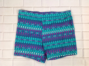 *No Brand TEAL PRINT Shorts