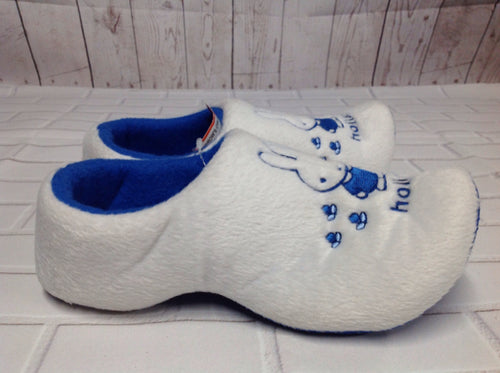 No Brand WHITE & BLUE Slippers