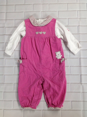 Nursery Rhyme Pink & Beige 2 PC Outfit