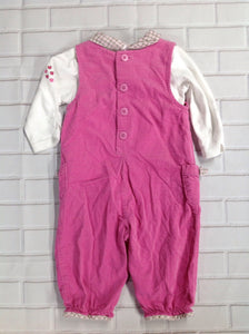 Nursery Rhyme Pink & Beige 2 PC Outfit
