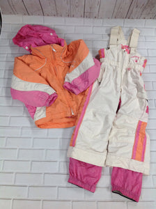 Obermeyer WHITE & PEACH Snowsuit