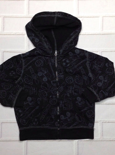 Okie Dokie Black Print Jacket