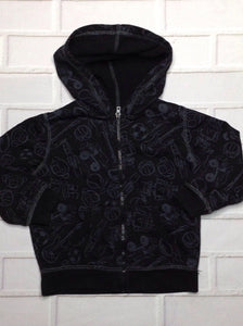 Okie Dokie Black Print Jacket
