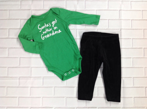 Okie Dokie Green 2 PC Outfit